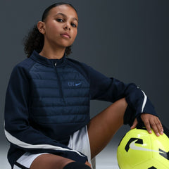 Chelsea Youth 2025/26 Academy Winter Warrior Drill Training Top Navy - Nike