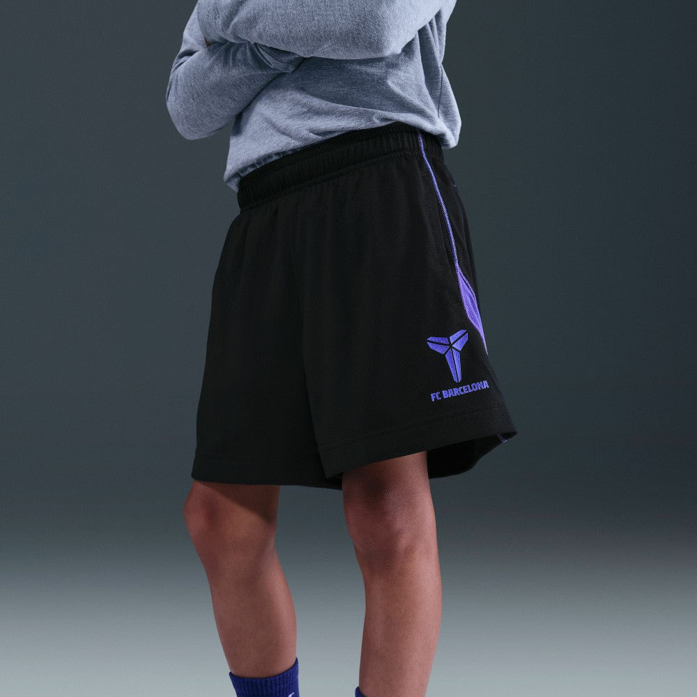 Barcelona Youth 2025/26 Away Kobe Fundamental Dri-FIT Shorts Black - Nike