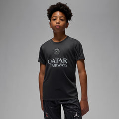 Paris Saint-Germain Jordan Brand Youth 2025/26 Strike Fourth Training Top Black - Jordan
