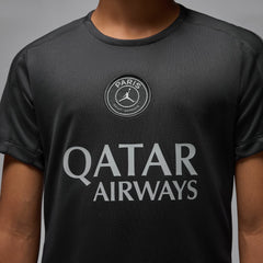 Paris Saint-Germain Jordan Brand Youth 2025/26 Strike Fourth Training Top Black - Jordan