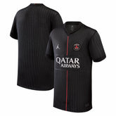 Paris Saint-Germain Jordan Brand Youth 2025/26 Fourth Replica Jersey Black - Jordan