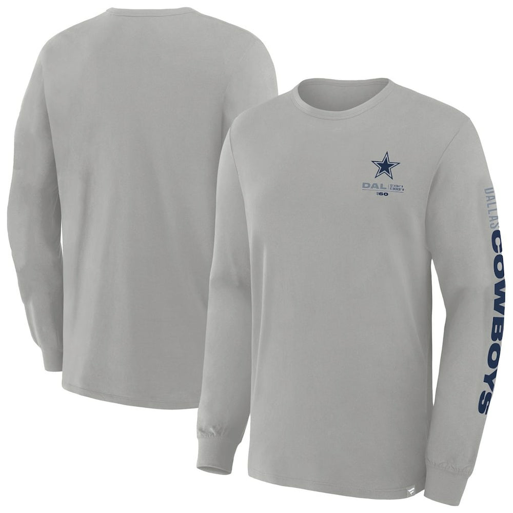 Dallas Cowboys Fanatics Big & Tall Clock Management Legacy Long Sleeve T-Shirt
