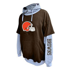 Cleveland Browns Fanatics Big & Tall Twofer Pullover Hoodie