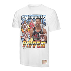Scottie Pippen Chicago Bulls Hardwood Classics Commemorative Player Collage T-Shirt sale Online
