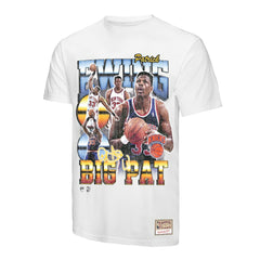 Patrick Ewing New York Knicks Hardwood Classics Commemorative Player Collage T-Shirt For Sale