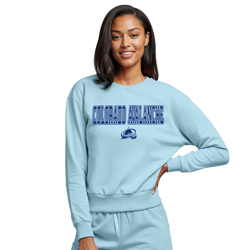 Colorado Avalanche Concepts Sport Women's Tonal Pullover Sweatshirt Outlet