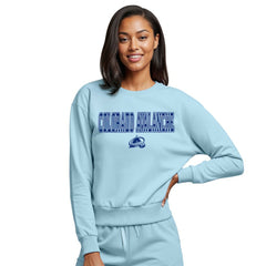 Colorado Avalanche Concepts Sport Women's Tonal Pullover Sweatshirt Outlet