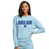 Toronto Maple Leafs Concepts Sport Women's Tonal Pullover Tri-Blend Sweatshirt Discount