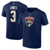 Seth Jones Florida Panthers Fanatics Authentic Stack Name & Number T-Shirt Online