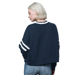 Dallas Cowboys Starter Women's Rally Drop Shoulder Cropped Sweatshirt
