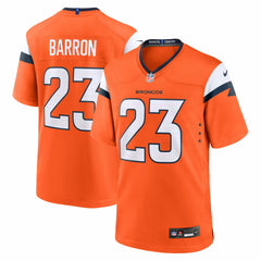 Denver Broncos Nike Jahdae Barron 2025 NFL Draft First Round Pick Game Jersey