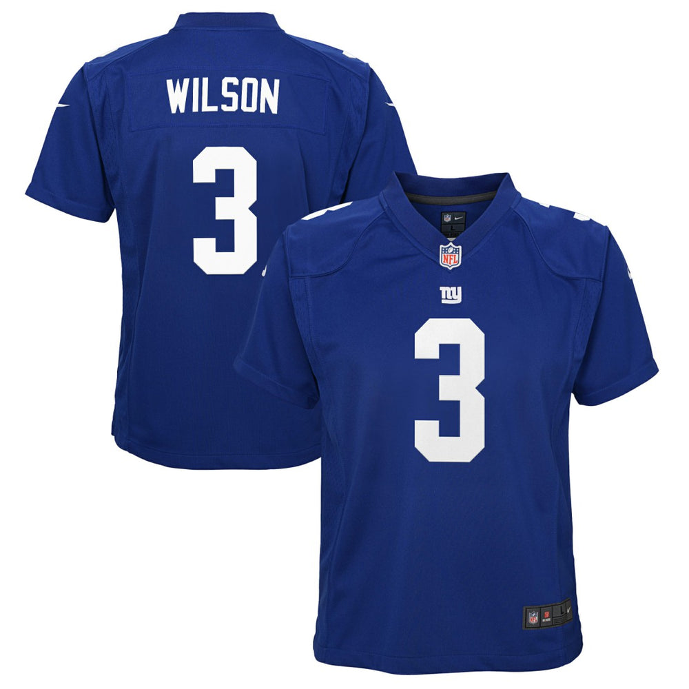 New York Giants Nike Russell Wilson Youth Game Jersey