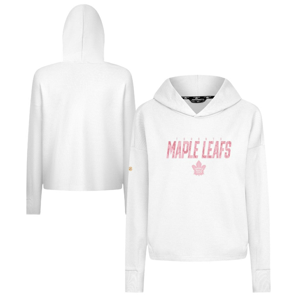 Toronto Maple Leafs Levelwear Women's Mother's Day Sweet Floral Pullover Hoodie Outlet