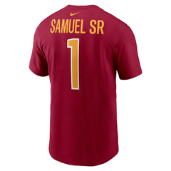 Washington Commanders Nike Deebo Samuel Sr Name & Number T-Shirt