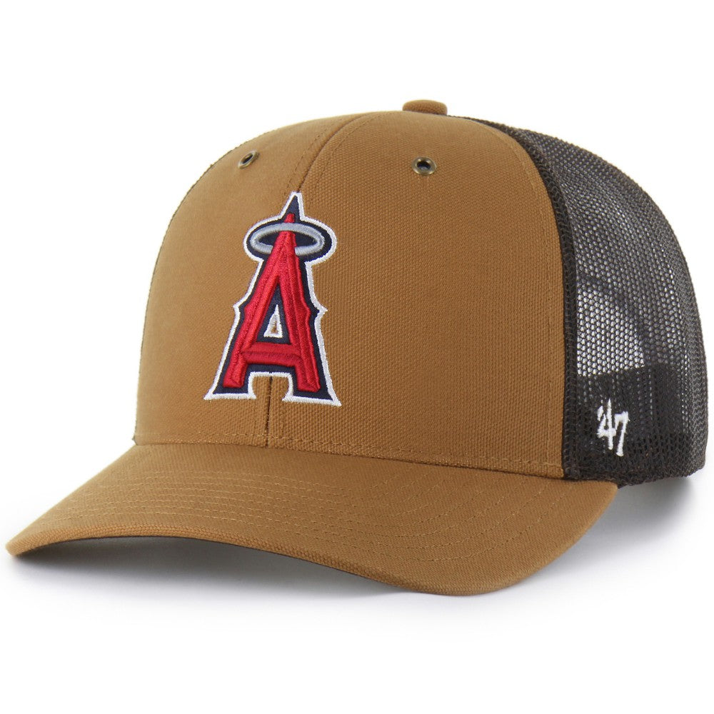 Los Angeles Angels Carhartt x '47 Trucker Adjustable Hat | MLB Discount
