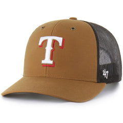 Texas Rangers Carhartt x '47 Trucker Adjustable Hat | MLB Online