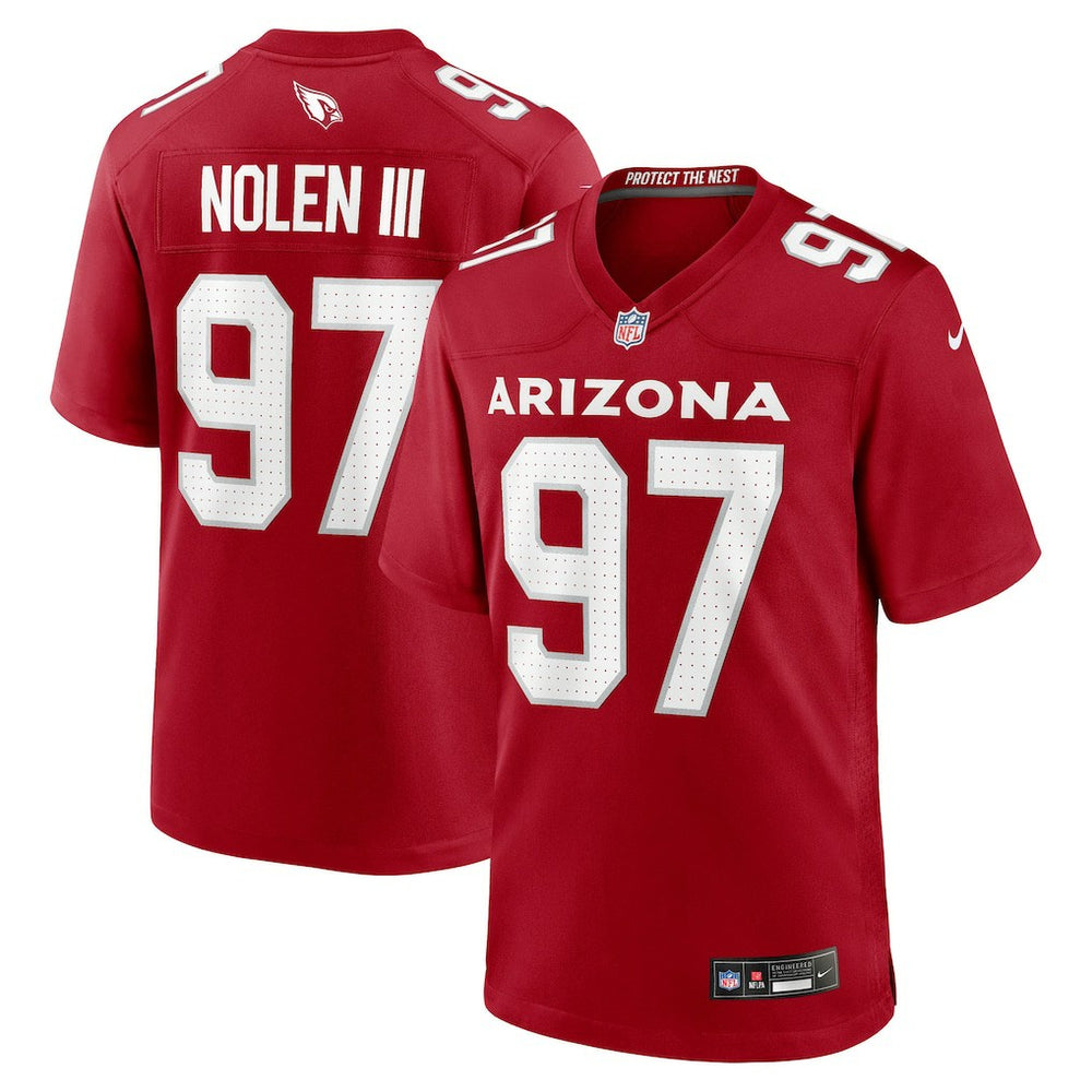 Arizona Cardinals Nike Walter Nolen 2025 NFL Draft First Round Pick Game Jersey