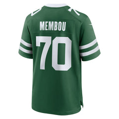 New York Jets Nike Armand Membou 2025 NFL Draft First Round Pick Game Jersey