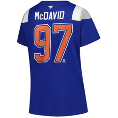 Connor McDavid Edmonton Oilers Fanatics Women's Plus Size Name & Number Scoop Neck T-Shirt Sale