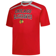 Connor Bedard Chicago Blackhawks Profile Big & Tall Name & Number T-Shirt For Sale