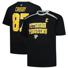 Sidney Crosby Pittsburgh Penguins Profile Big & Tall Name & Number T-Shirt Outlet