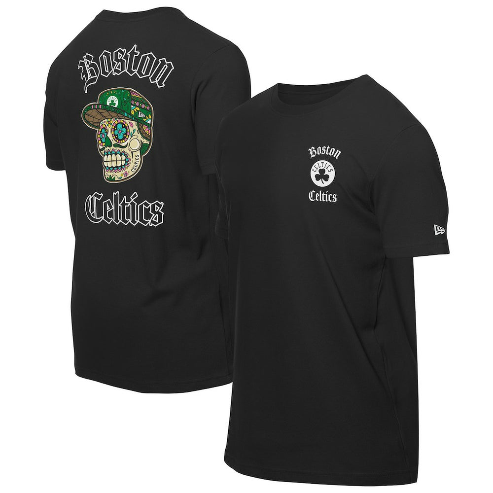 Boston Celtics Sugar Skulls T-Shirt On Sale