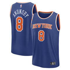 OG Anunoby New York Knicks Fast Break Replica Player Jersey New