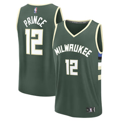 Taurean Prince Milwaukee Bucks Fast Break Replica Player Jersey For Sale