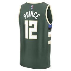 Taurean Prince Milwaukee Bucks Fast Break Replica Player Jersey For Sale