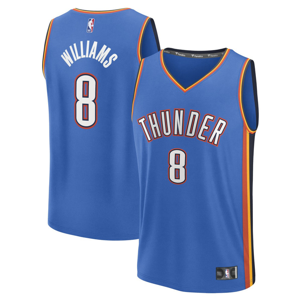 Jalen Williams Oklahoma City Thunder Fast Break Replica Player Jersey On Sale