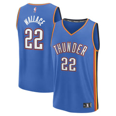 Cason Wallace Oklahoma City Thunder Fast Break Replica Player Jersey New