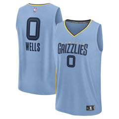 Jaylen Wells Memphis Grizzlies Fast Break Replica Player Jersey On Sale