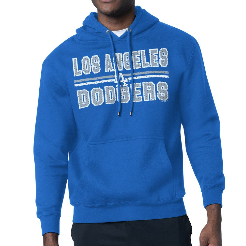 Los Angeles Dodgers Starter Team Mesh Print Graphic Pullover Hoodie | MLB On Sale