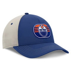 Edmonton Oilers Fanatics 2025 Stanley Cup Playoffs Locker Room Trucker Adjustable Hat On Sale