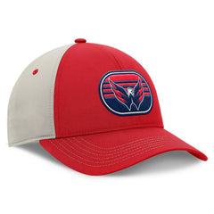 Washington Capitals Fanatics 2025 Stanley Cup Playoffs Locker Room Trucker Adjustable Hat Sale