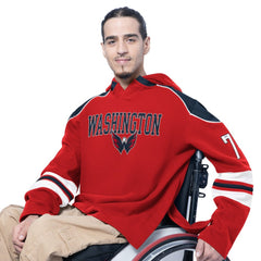 Washington Capitals G-III Sports by Carl Banks Adaptive Wear Lord Stanley Hooded Long Sleeve Sweatshirt Discount