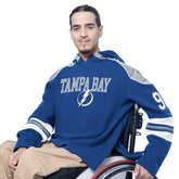Tampa Bay Lightning G-III Sports by Carl Banks Adaptive Wear Lord Stanley Hooded Long Sleeve Sweatshirt On Sale