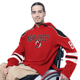 New Jersey Devils G-III Sports by Carl Banks Adaptive Wear Lord Stanley Hooded Long Sleeve Sweatshirt Outlet
