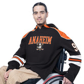 Anaheim Ducks G-III Sports by Carl Banks Adaptive Wear Lord Stanley Hooded Long Sleeve Sweatshirt Sale