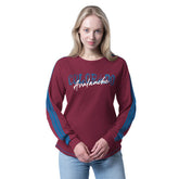 Colorado Avalanche G-III 4Her by Carl Banks Women's Advantage Thermal Long-Sleeve Tri-Blend T-Shirt On Sale