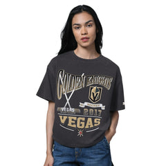 Vegas Golden Knights Starter Women's Oversized Hall of Fame T-Shirt Sale