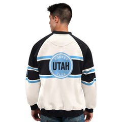 Utah Mammoth Starter Male Adult Defense Fleece Crewneck Sweatshirt For Sale