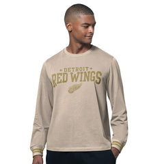 Detroit Red Wings Starter Field Long Sleeve T-Shirt On Sale