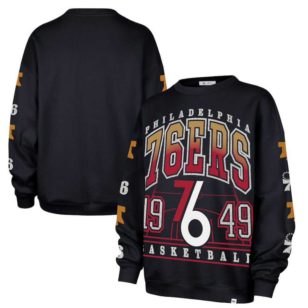 Philadelphia 76ers '47 Women's 2025/26 City Edition Go Big Oversized Sweatshirt On Sale