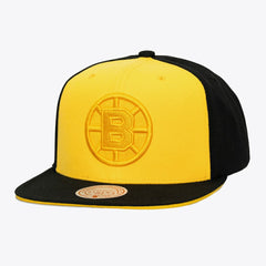 Boston Bruins Mitchell & Ness Color Pop Snapback Hat For Sale