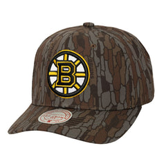 Boston Bruins Mitchell & Ness Hidden Camo Pro Crown Adjustable Hat On Sale