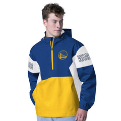 Golden State Warriors G-III Sports by Carl Banks Tailgate Half-Zip Hoodie sale Outlet