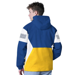 Golden State Warriors G-III Sports by Carl Banks Tailgate Half-Zip Hoodie sale Outlet