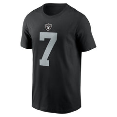 Las Vegas Raiders Nike Geno Smith Name & Number T-Shirt