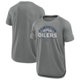 Edmonton Oilers Fanatics 2025 Stanley Cup Playoffs Authentic Pro Rink Performance T-Shirt Online